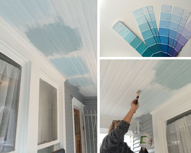 Подбор краски для потолка.