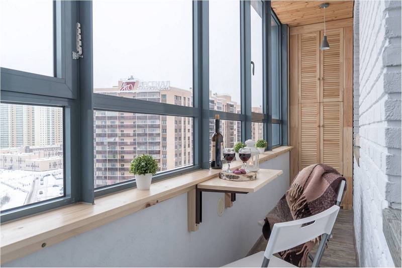 Внутренняя отделка балкона для уюта и комфорта